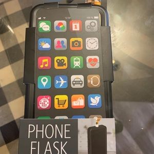 Phone flask holds 8oz